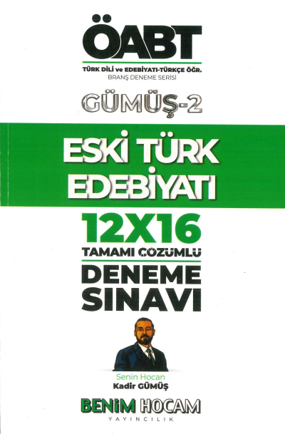 ESKİ TÜRK EDEBİYATI GÜMÜŞ-2 12x16 ÇÖZÜMLÜ DENEME SegaCopy Fotokopi Merkezi
