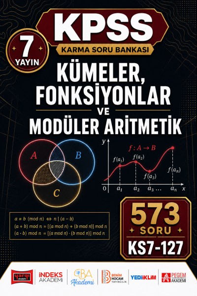 Kümeler, Fonksiyonlar ve Modüler Aritmetik 7 Yayın 573 Soru SegaCopy Fotokopi Merkezi