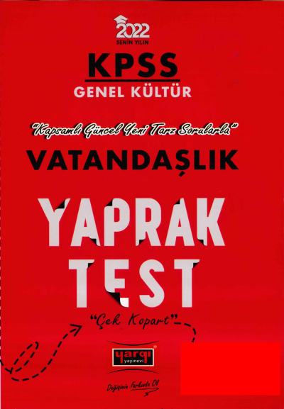 VATANDAŞLIK YAPRAK TEST SegaCopy Fotokopi Merkezi