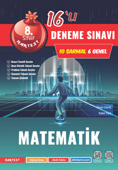 8. Sınıf Matematik Mod 16 Deneme Nartest Yayınları SegaCopy Fotokopi Merkezi