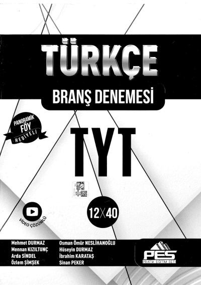 PES Yayınları TYT Türkçe 12 x 40 Branş Denemesi SegaCopy Fotokopi Merkezi