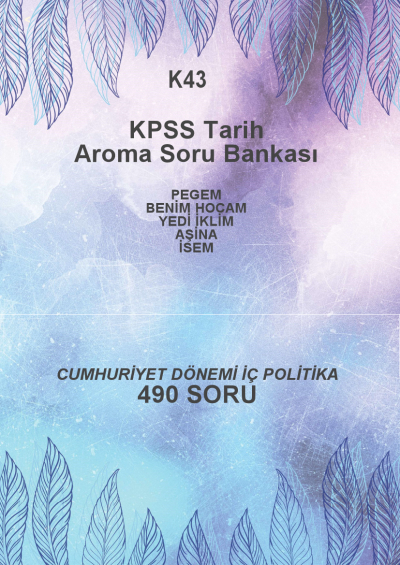 CUMHURİYET DÖNEMİ İÇ POLİTİKA --490 SORU-- SegaCopy Fotokopi Merkezi