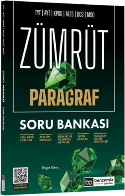 Zümrüt Paragraf Soru Bankası Benzersiz Akademi Yayınları SegaCopy Fotokopi Merkezi