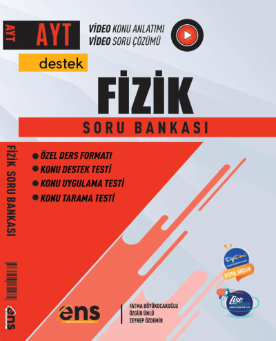 AYT Fizik Destek Soru Bankası ENS SegaCopy Fotokopi Merkezi