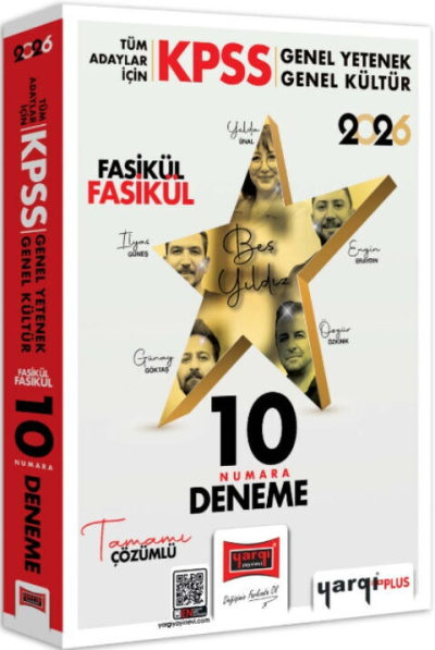 KPSS Tüm Adaylar İçin GK-GY Tüm Dersler Fasikül Fasikül On Numara 5 Yıldız 10 Deneme Yargı Yayınları SegaCopy Fotokopi Merkezi