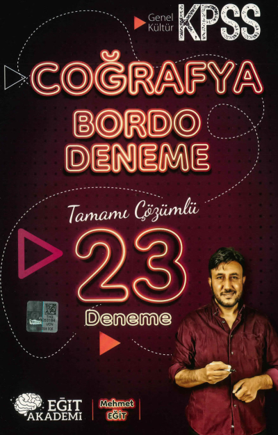 COĞRAFYA BORDO 23 DENEME TAMAMI ÇÖZÜMLÜ MEHMET EĞİT SegaCopy Fotokopi Merkezi