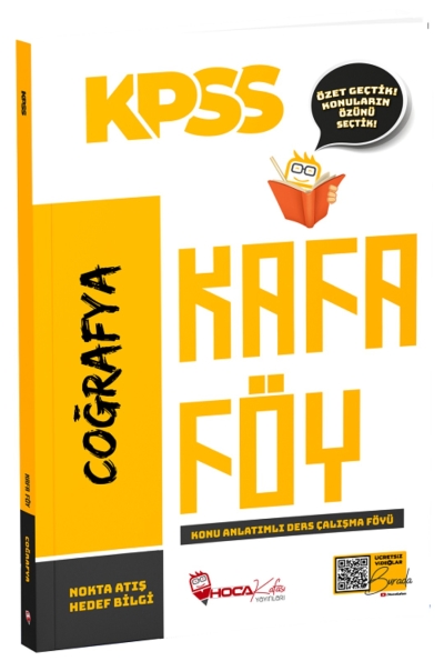 KPSS Coğrafya Konu Anlatımlı Kafa Föy Hoca Kafası SegaCopy Fotokopi Merkezi