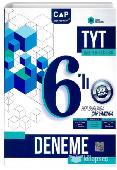 TYT 6 lı Deneme Video Çözümlü SegaCopy Fotokopi Merkezi