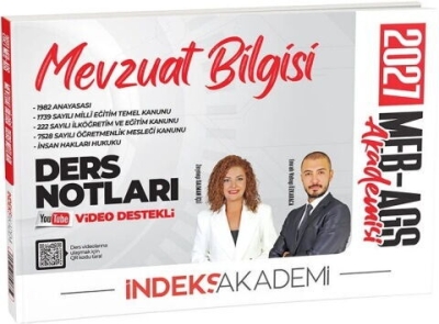 MEB-AGS Akademisi Mevzuat Bilgisi Video Ders Notları İndeks Akademi Yayıncılık SegaCopy Fotokopi Merkezi