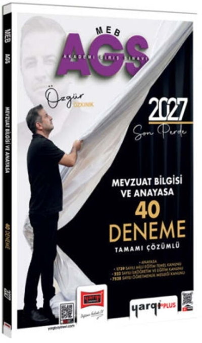MEB-AGS Mevzuat Bilgisi ve Anayasa 40 Deneme Çözümlü Yargı Yayınları SegaCopy Fotokopi Merkezi