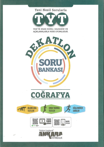 TYT COĞRAFYA DEKATLON SORU BANKASI SegaCopy Fotokopi Merkezi