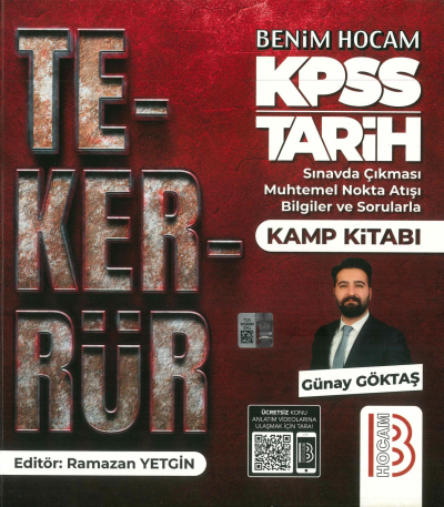 TEKERRÜR TARİH KAMP KİTABI SINAVDA ÇIKMASI MUHTEMEL NOKTA ATIŞI BİLGİLER VE SORULARLA SegaCopy Fotokopi Merkezi