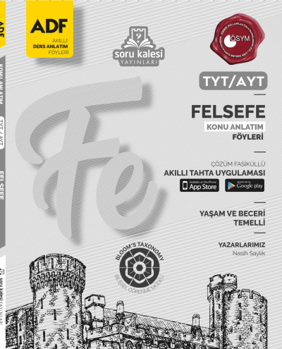 TYT AYT Felsefe Konu Anlatım Föyü Soru Kalesi Yayınları SegaCopy Fotokopi Merkezi