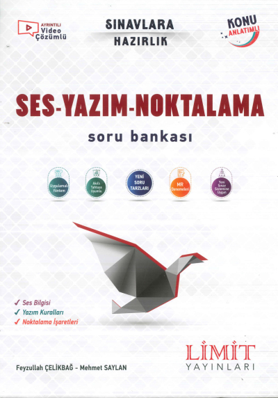 Ses- Yazım- Noktalama Soru Bankası Limit Yayınları SegaCopy Fotokopi Merkezi