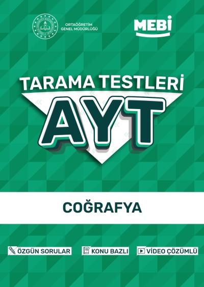 AYT Tarama Testleri Coğrafya MEBİ OGM SegaCopy Fotokopi Merkezi