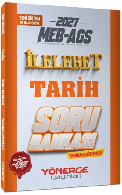 MEB-AGS Tarih İlelebet Soru Bankası Çözümlü Yönerge Yayınları SegaCopy Fotokopi Merkezi