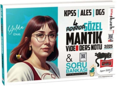 2025 KPSS ALES DGS 4 Adımda Sözel Mantık Video Ders Notu & Soru Bankası (Yelda Ünal) Yargı Yayınları