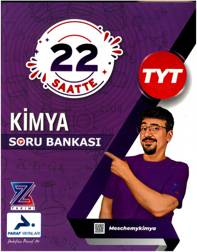 TYT 22 Saatte Kimya Soru Bankası PRF Paraf Yayınları SegaCopy Fotokopi Merkezi