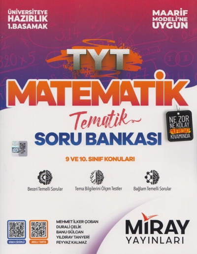 TYT Matematik Maarif Model Tematik Soru Bankası Miray Yayınları SegaCopy Fotokopi Merkezi