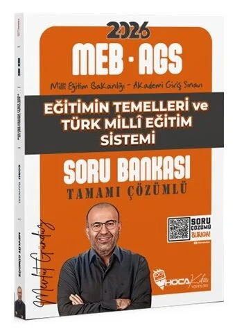 2026 MEB-AGS Eğitimin Temelleri ve Türk Milli Eğitim Sistemi Soru Bankası Çözümlü Hoca Kafası Yayınları SegaCopy Fotokopi Merkezi