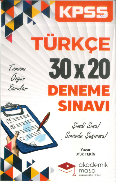 TÜRKÇE 30*20 DENEME SINAVI SegaCopy Fotokopi Merkezi
