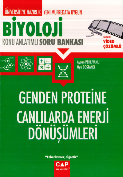 BİYOLOJİ GENDEN PROTEİNE CANLILARDA ENERJİ DÖNÜŞÜMLERİ KONU ANLATIMLI SORU BANKASI SegaCopy Fotokopi Merkezi
