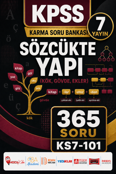 Sözcükte Yapı (Kök, Gövde, Ekler) 7 Yayın 365 Soru SegaCopy Fotokopi Merkezi