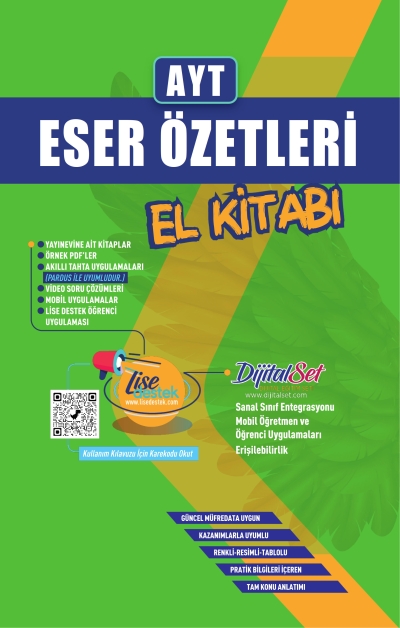YKS AYT Eser Özetleri El Kitabı Yayın Denizi Yayınları SegaCopy Fotokopi Merkezi