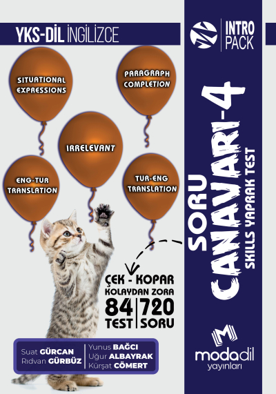 YKS-DİL (YDT) INTRO PACK SORU CANAVARI 4 SegaCopy Fotokopi Merkezi