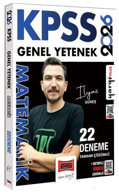 2026 KPSS Genel Yetenek Tamamı Çözümlü Matematik 22 Deneme (İlyas Güneş) Yargı Yayınları SegaCopy Fotokopi Merkezi
