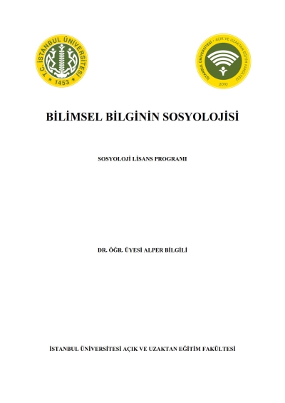 Bilimsel Bilginin Sosyolojisi SegaCopy Fotokopi Merkezi