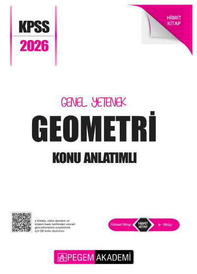 GEOMETRİ 2026 KPSS Genel Yetenek Genel Kültür Lisans Konu Anlatımlı Modüler Set Pegem Yayınları SegaCopy Fotokopi Merkezi