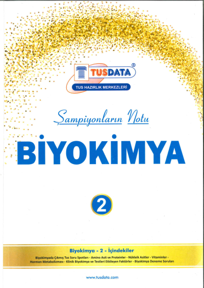 Biyokimya 2 Şampiyonların Notu Tusdata SegaCopy Fotokopi Merkezi