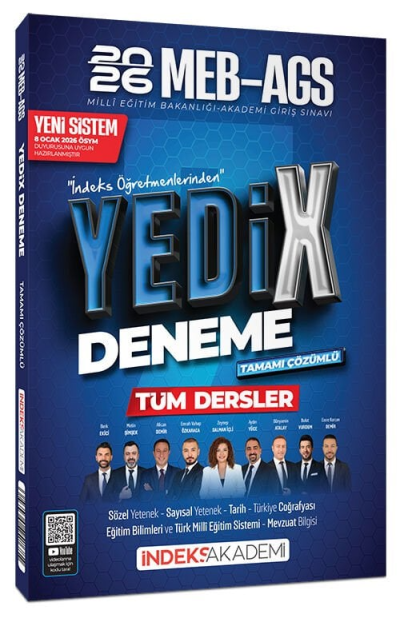 2026 MEB-AGS Tüm Dersler YediX 7 Deneme Çözümlü İndeks Akademi Yayıncılık SegaCopy Fotokopi Merkezi