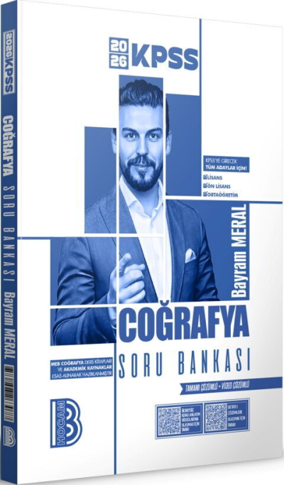 2026 KPSS Coğrafya Tamamı Çözümlü Soru Bankası Benim Hocam Yayınları SegaCopy Fotokopi Merkezi