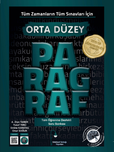 Tüm Zamanların Tüm Sınavları İçin Orta Düzey Paragraf Soru Bankası Edebiyat Sokağı SegaCopy Fotokopi Merkezi
