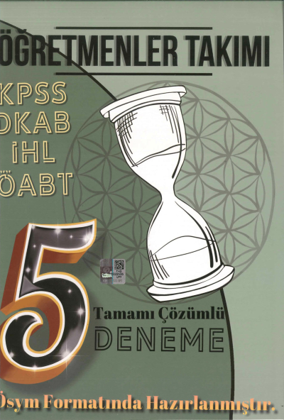 ÖĞRETMENLER TAKIMI DKAB İHL TAMAMI ÇÖZÜMLÜ 5 DENEME SegaCopy Fotokopi Merkezi