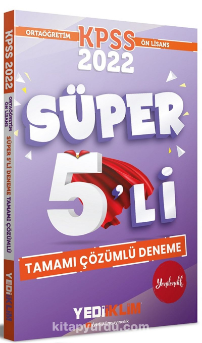 KPSS Ortaöğretim Ön Lisans Genel Yetenek Genel Kültür Tamamı Çözümlü Süper 5 li Deneme SegaCopy Fotokopi Merkezi