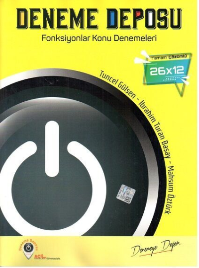 TYT Fonksiyonlar Konu Denemeleri Deneme Deposu Acil Yayınları