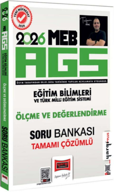 2026 MEB AGS Eğitim Bilimleri ve Türk Milli Eğitim Sistemi Ölçme ve Değerlendirme Soru Bankası Yargı Yayınları SegaCopy Fotokopi Merkezi