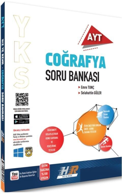 AYT Coğrafya Soru Bankası Hız ve Renk