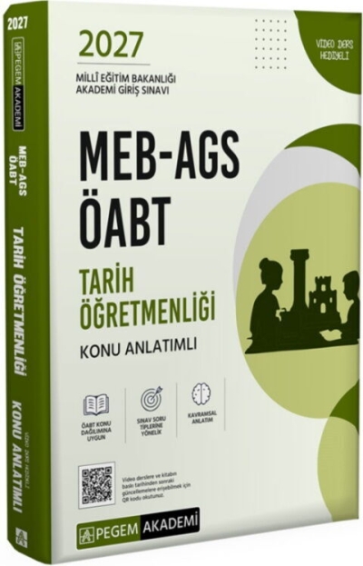 MEB AGS ÖABT Tarih Öğretmenliği Konu Anlatımlı Pegem Yayınları SegaCopy Fotokopi Merkezi