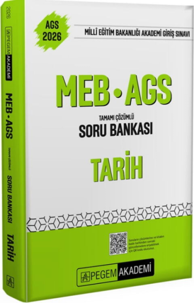 2026 MEB AGS Tarih Tamamı Çözümlü Soru Bankası Pegem Yayınları SegaCopy Fotokopi Merkezi