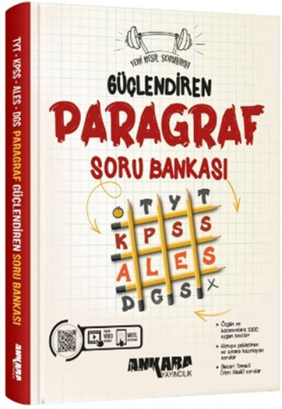 TYT KPSS ALES DGS Güçlendiren Paragraf Soru Bankası Ankara Yayıncılık SegaCopy Fotokopi Merkezi