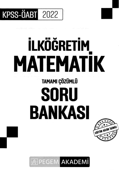 İLKÖĞRETİM MATEMATİK TAMAMI ÇÖZÜMLÜ SORU BANKASI SegaCopy Fotokopi Merkezi