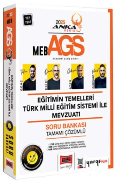 2025 MEB AGS Eğitimin Temelleri ve Türk Milli Eğitim Sistemi ile Mevzuatı Soru Bankası Çözümlü Anka Serisi Yargı Yayınları