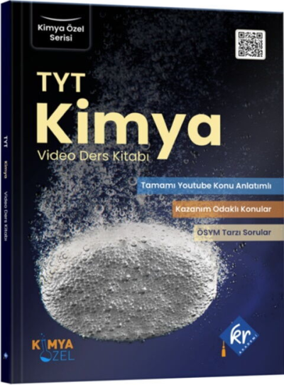 Kimya Özel TYT Kimya Video Ders Kitabı KR Akademi Yayınları SegaCopy Fotokopi Merkezi