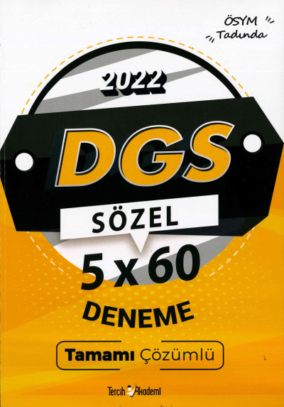DGS SÖZEL 5x60 DENEME ÇÖZÜMLÜ SegaCopy Fotokopi Merkezi