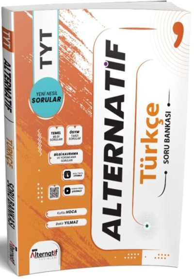 Alternatif Yayınları TYT Türkçe Alternatif Soru Bankası SegaCopy Fotokopi Merkezi