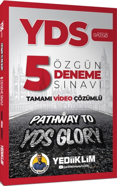 YDS Tamamı Video Çözümlü Özgün 5 Deneme Sınavı Yediiklim Yayınları SegaCopy Fotokopi Merkezi